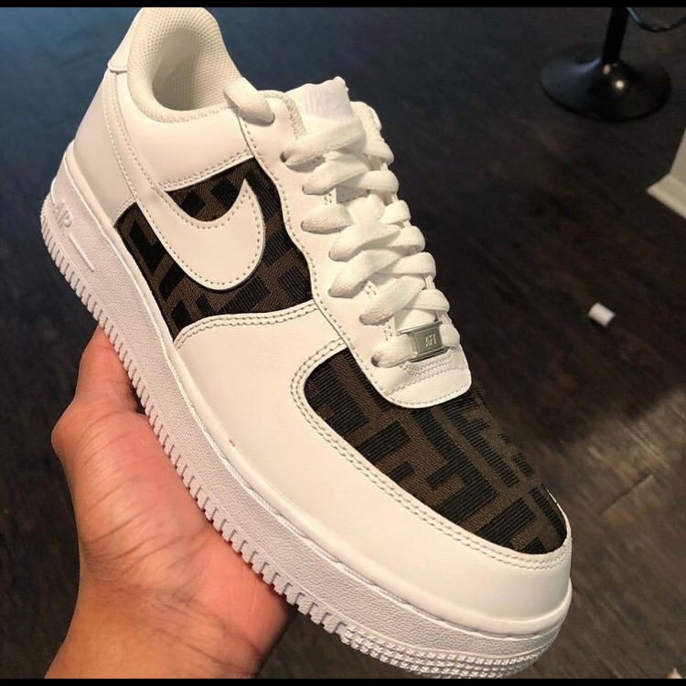 F*ndi Nike Air Force Ones